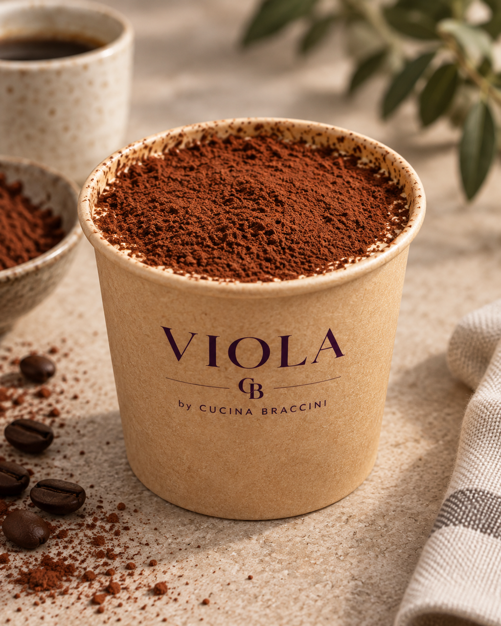 VIOLA tiramisu bij koffie